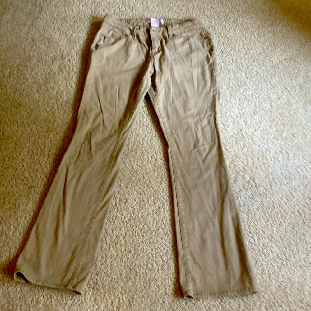 No Boundaries tan jeans size 11
